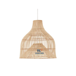 Wholesales Elegant Rattan Lampshade Fiber Vintage Home Decoration Covers Hanging Chandeliers Pendant Ceiling Lights