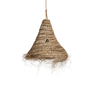 Eco-friendly Natural Wicker Seagrass Woven Lampshade Lighting Handmade Boho Ceiling hanging Pendant lamp cover for E27 $7.99