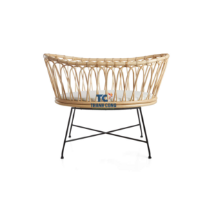 Natural Wicker Woven Baby Swing Bassinet Rattan Baby Bassinet made from Vietnam Manufacturer