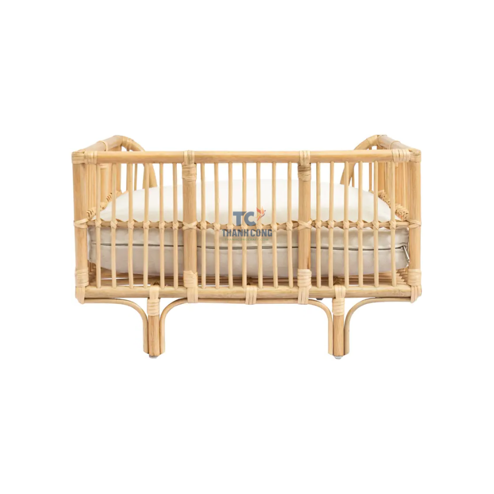 Trending Elegant Rattan Puppy Natural Rattan Pet Bed Indoor Rattan Dog Bed Suppliers