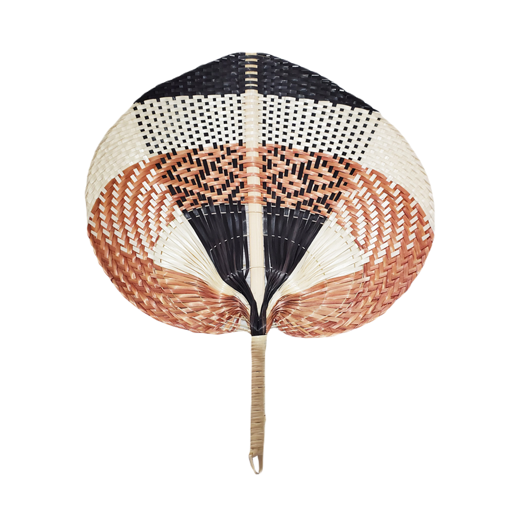 Best Seller Boho Hand Fan Natural Seagrass Wall Fan with Handle Good Assorted for Home Decor