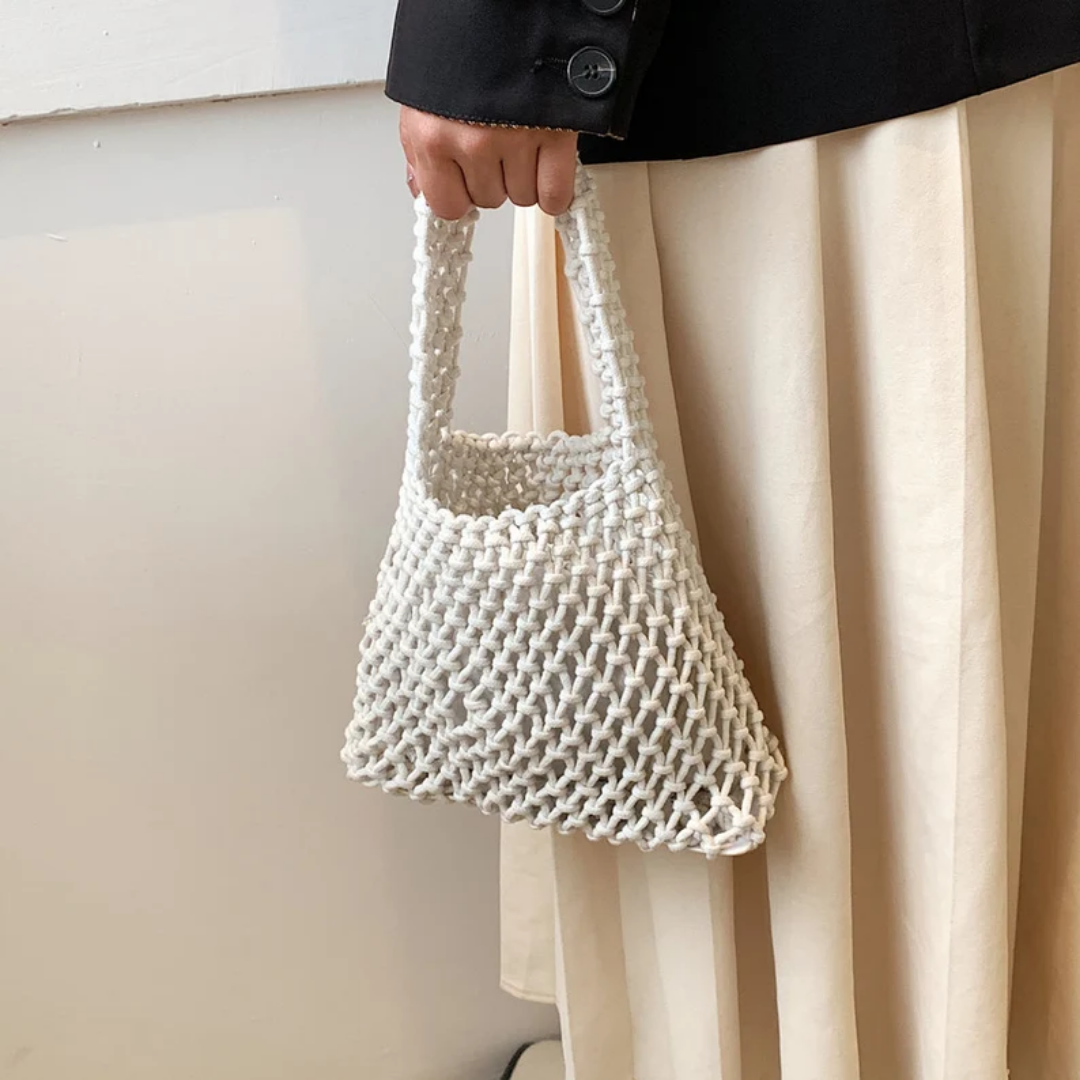 2023 Fashion Summer Tote Handbag straw bag beach bag crochet bag made in Vietnam