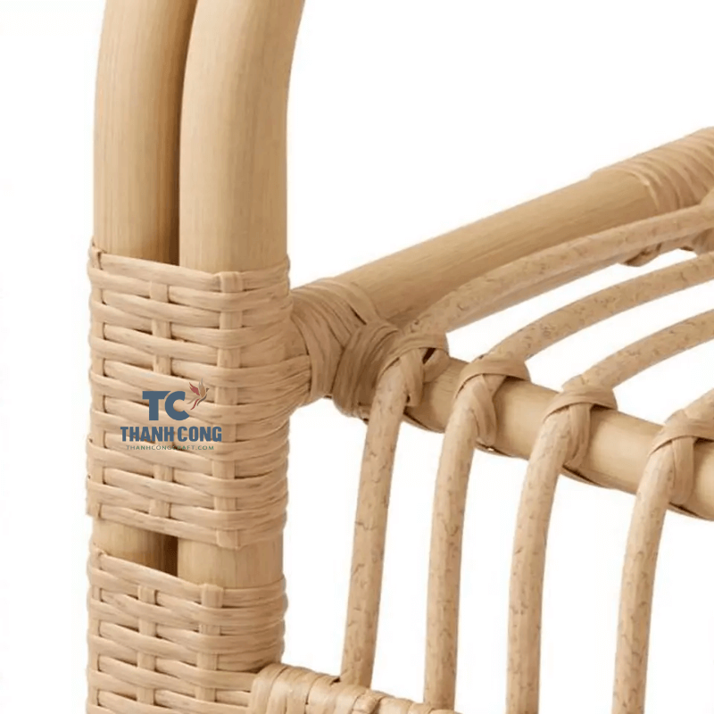 Good quality single Rattan chair for home furniture simple comfortable natural chair from Vietnam