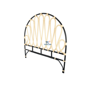 Home Furniture Vietnam Rattan Headboards Handmade Rattan Bed Head Rattan Round Design