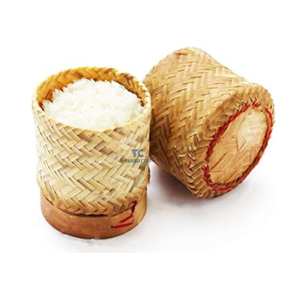 Best Selling New Design Handmade Bamboo Sticky Rice Serving Basket Traditional Gift Box Mini Size Ring Box