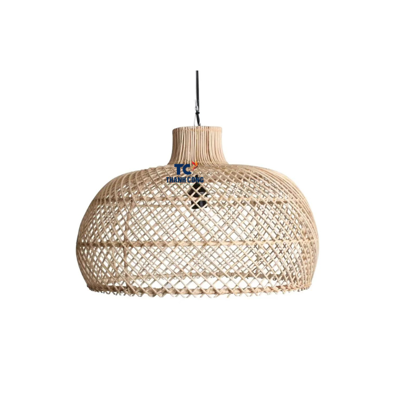 Best Selling Modern Farmhouse Pasadena Rattan Pendant Light Boho Woven Rattan Lamp Shade Mid Century Modern Wicker Rattan Light