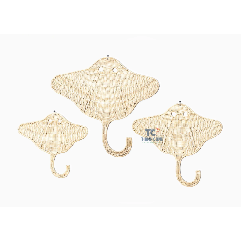 Butterfly Shaped Kids Wall Decor Rattan Kids and Nursery Decor Rattan Hanging Wall For Wholesales