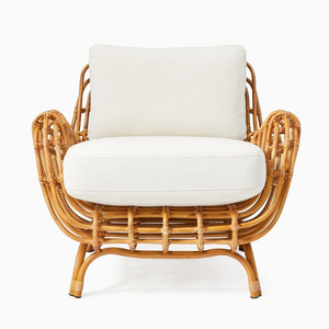 Collection rattan chair combined with rattan sofa relax chair handmade garden wicker chair