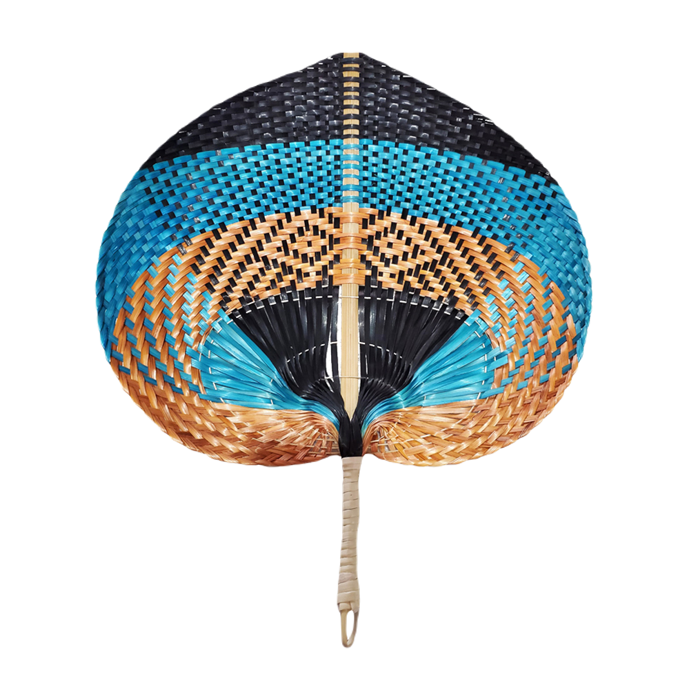 Best Seller Boho Hand Fan Natural Seagrass Wall Fan with Handle Good Assorted for Home Decor