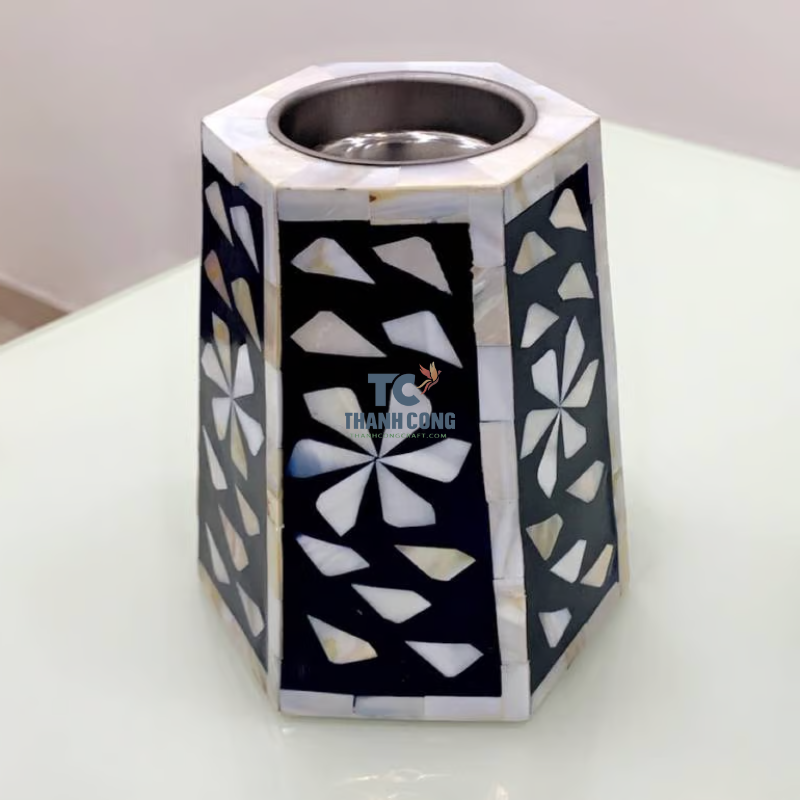 SAUDI ARABIA SETS MOTHER OF PEARL INCENSE BURNER SHELL BONE INLAY MUBKHAR BAKHOR BURNER AS A GIFT FOR DECORATION RAMADAN & EID