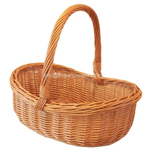 Rattan Woven Wicker Picnic Basket Sets Mosey Basket Cheap Price High Quality for Export from Vietnam