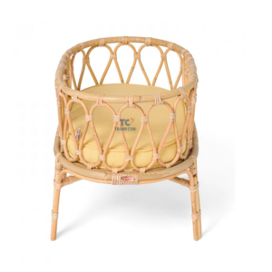 Living home furniture for kids and babies bedding frame baby crib made of rattan cane and rattan core weaving