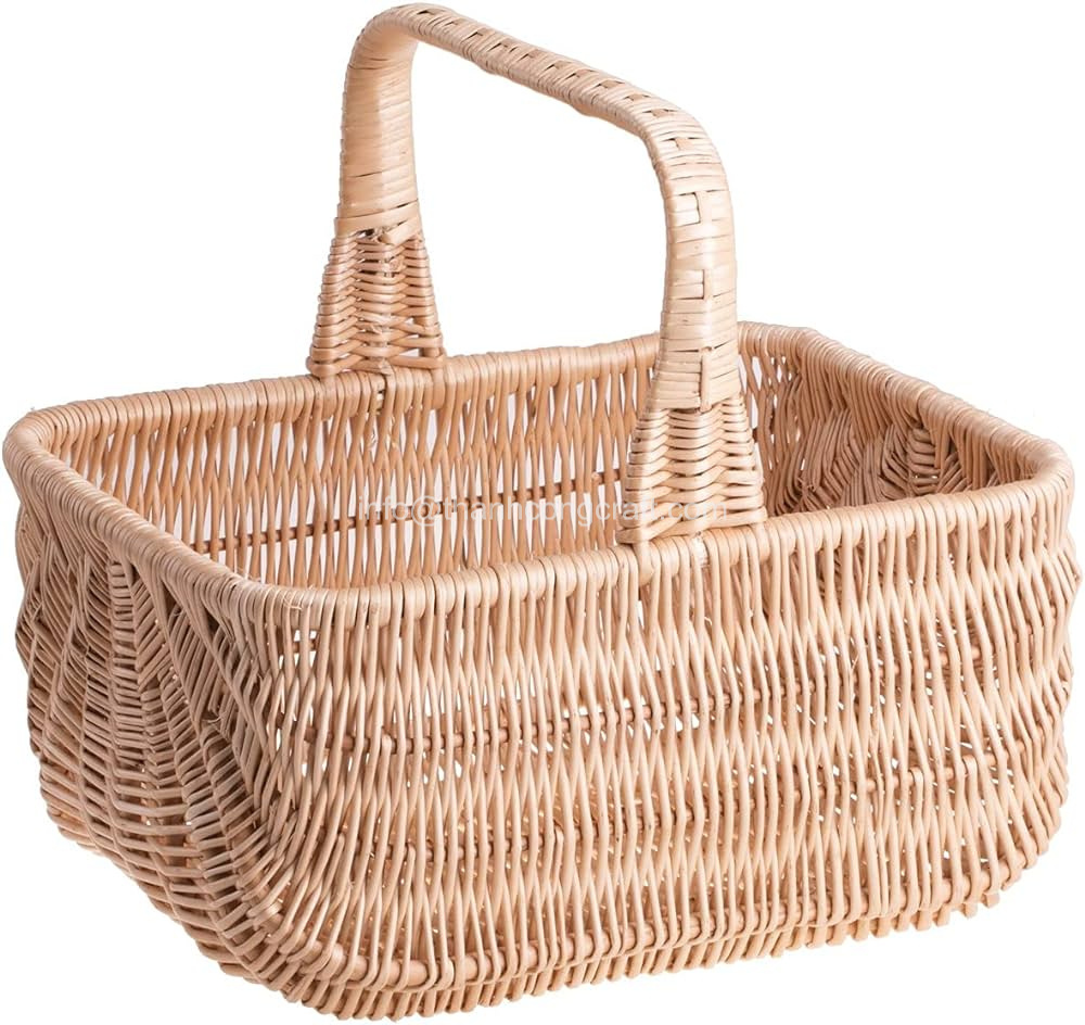 Great Creative Design Rattan Basket Attractive For Christmas Decoration Gift Picnic Baskets