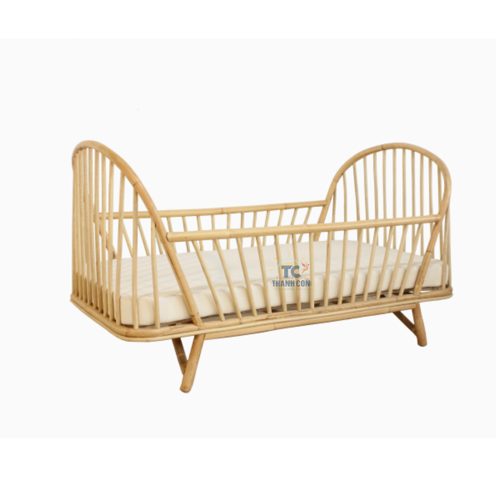 Handmade Newborn Rattan Crib Naturally Baby Bedside Crib babies bed swinging baby crib without noises infant Bassinet