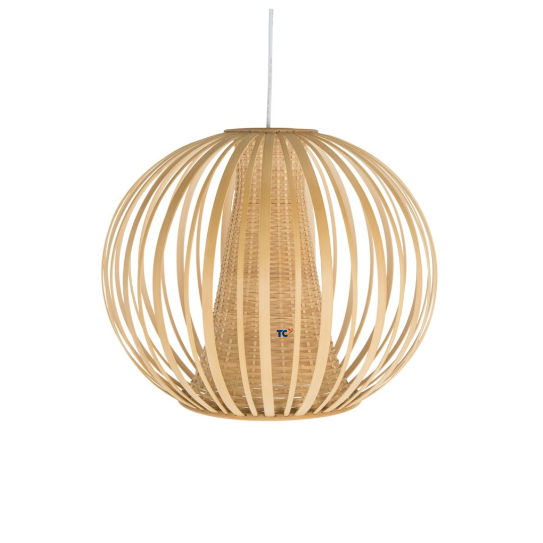 Creative bamboo woven lighting fixtures for home decoration bamboo art chandeliers Made In Vietnam