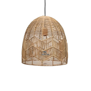 Wholesale handicraft bamboo lampshade woven vintage for ceiling chandelier pendant lights & lightings lamp shades covers frames