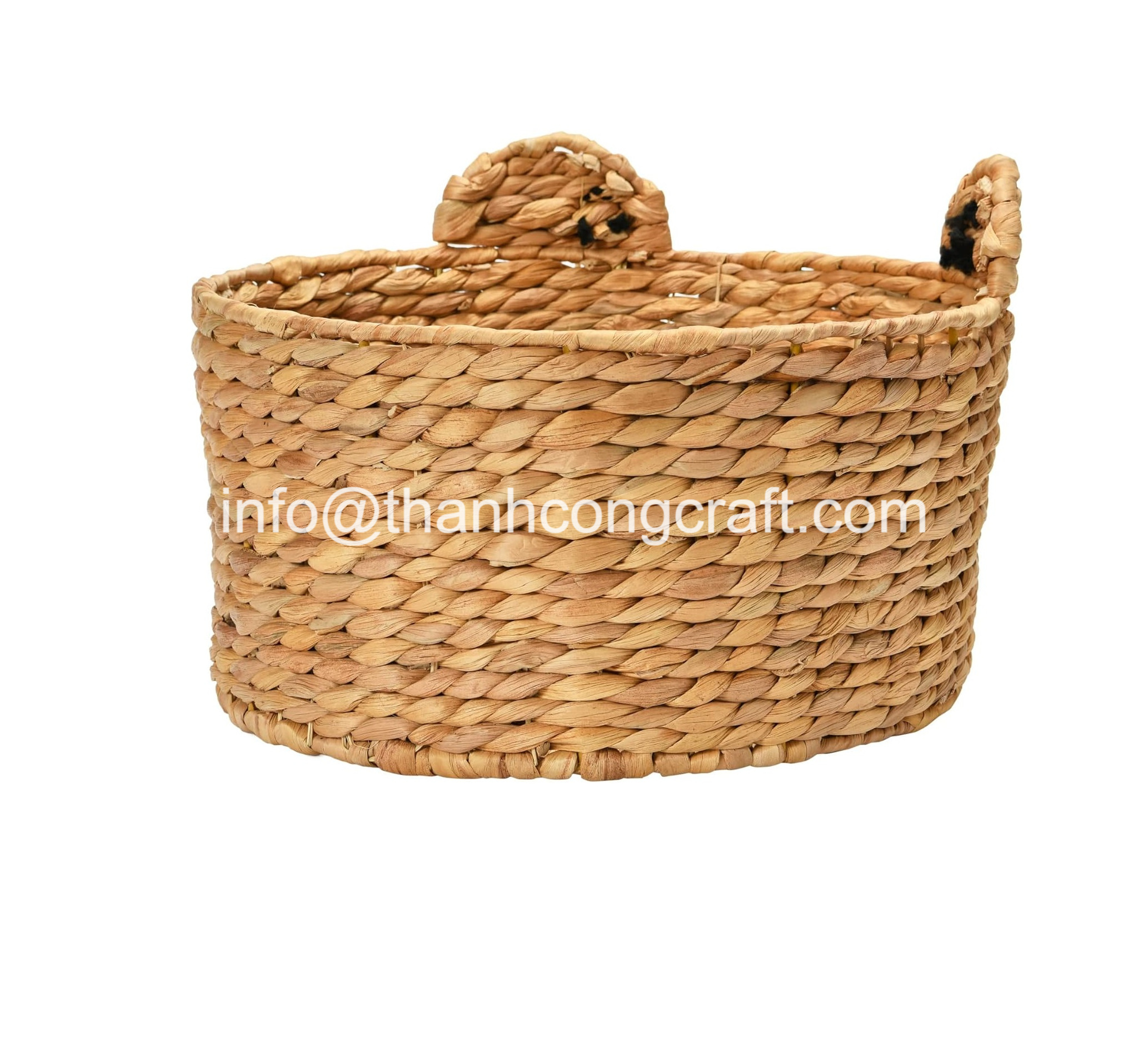 Top Selling Frog Shape Water Hyacinth Storage Basket Woven Basket From Vietnam For Container/Storage Solution