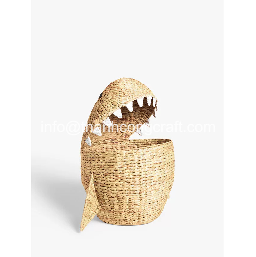 Top Selling Frog Shape Water Hyacinth Storage Basket Woven Basket From Vietnam For Container/Storage Solution