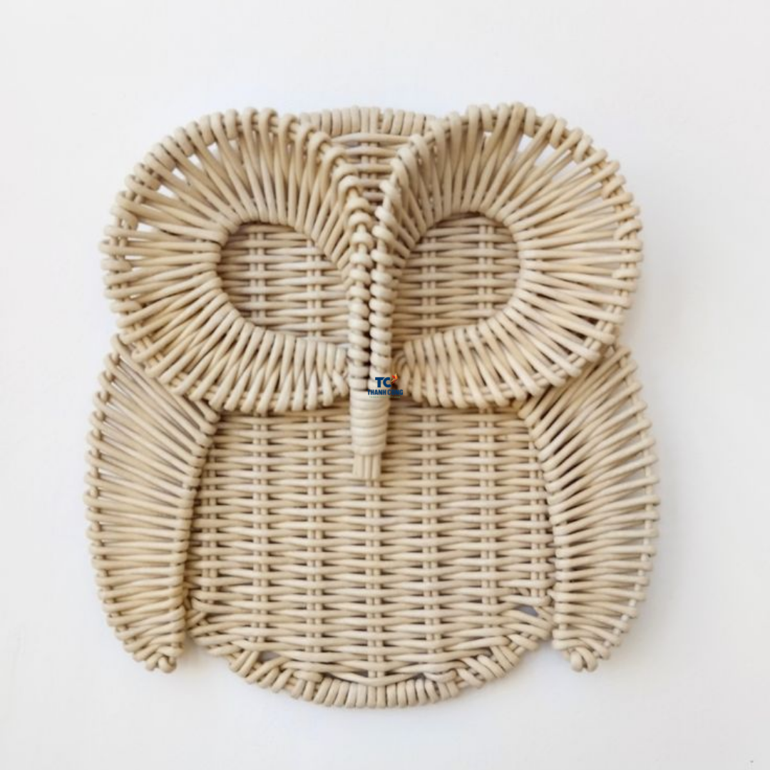 Best Selling High quality rattan Wall Hanging Woven Wall items Rattan Wall Plates handmade for Kids