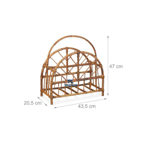 Wholesale Customized Rattan Magazine Racks Also Wicker Magazine Holder For Home Magazine Organizer