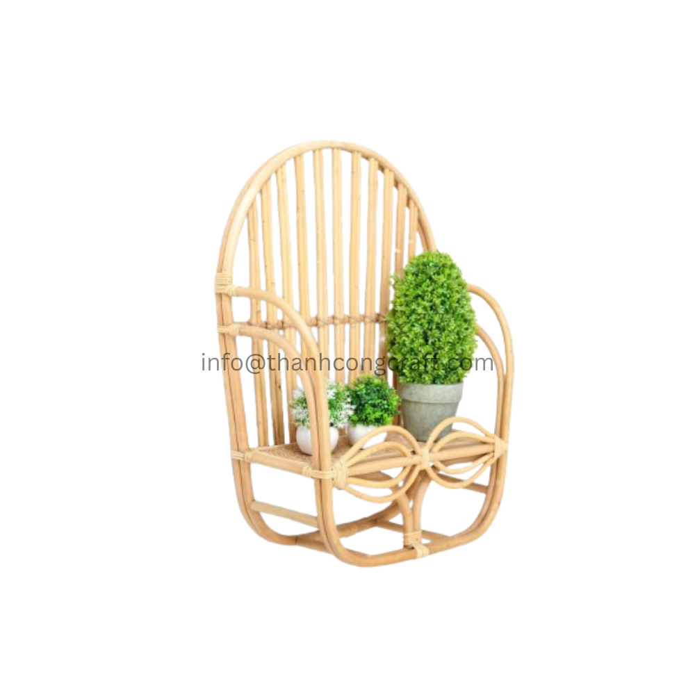 Natural Rattan Wall Shelf Floating Hooking Shelf Decorative Shelves Hanging Basket for Kitchen Boho Nursery Wall Decor