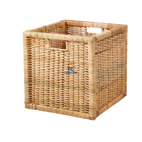 Small Rattan Natural Woven Wicker Cane Picnic Baskets Wholesale Cheap Price