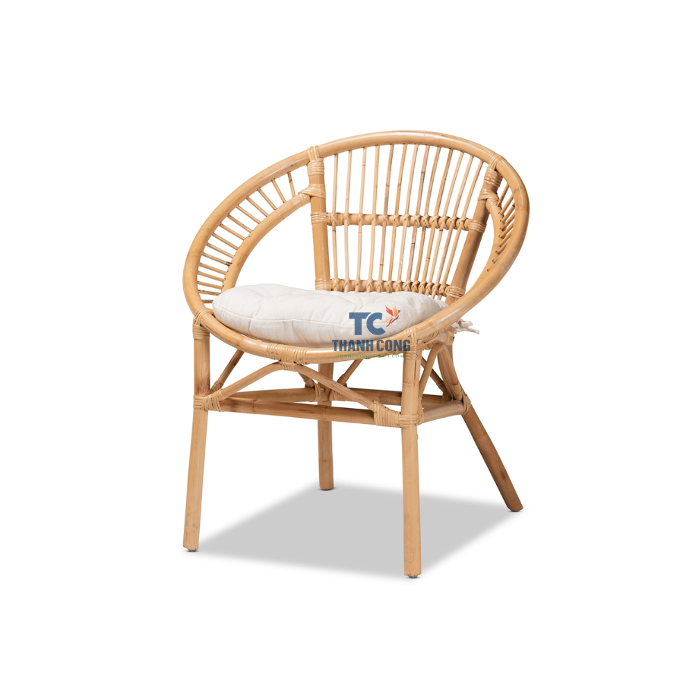 Hot selling Handmade Rattan Chair CUTE Natural Rattan Wicker Bow Chairs for Kids from Vietnam