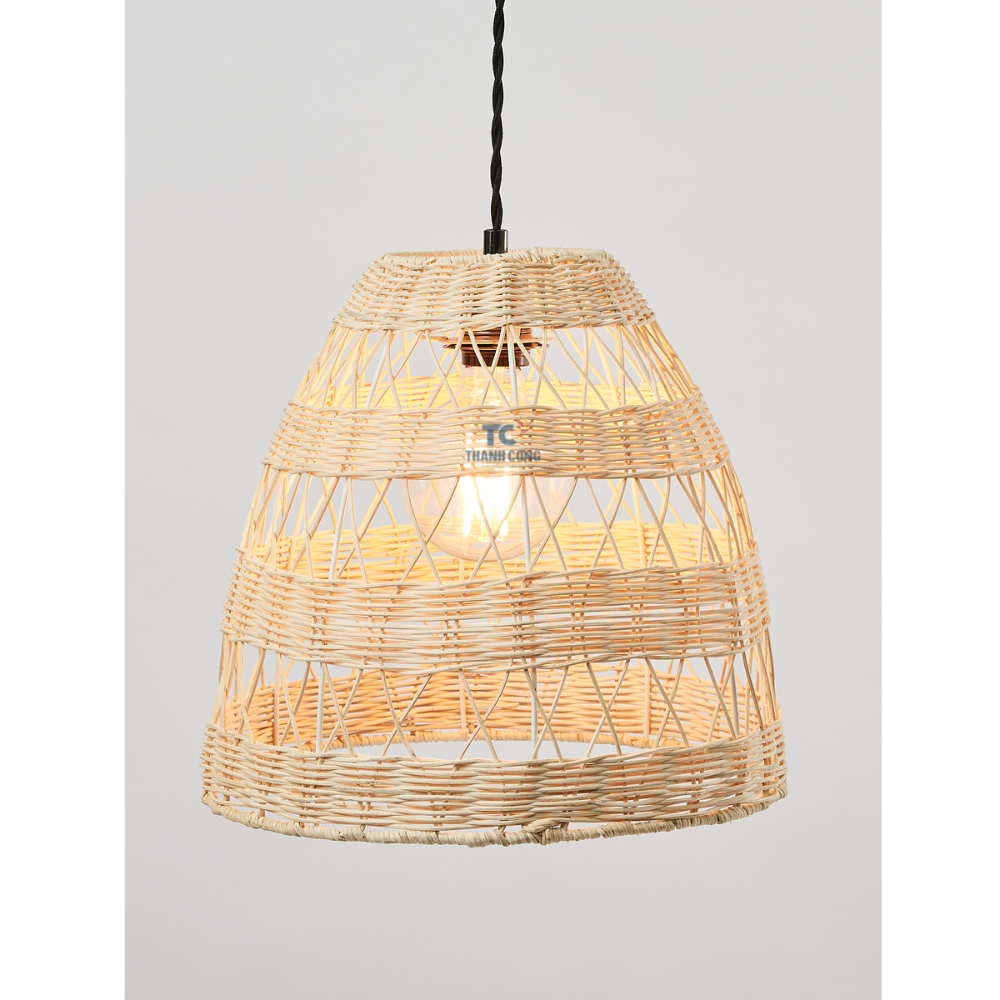 Wholesale handicraft bamboo lampshade woven vintage for ceiling chandelier pendant lights & lightings lamp shades covers frames