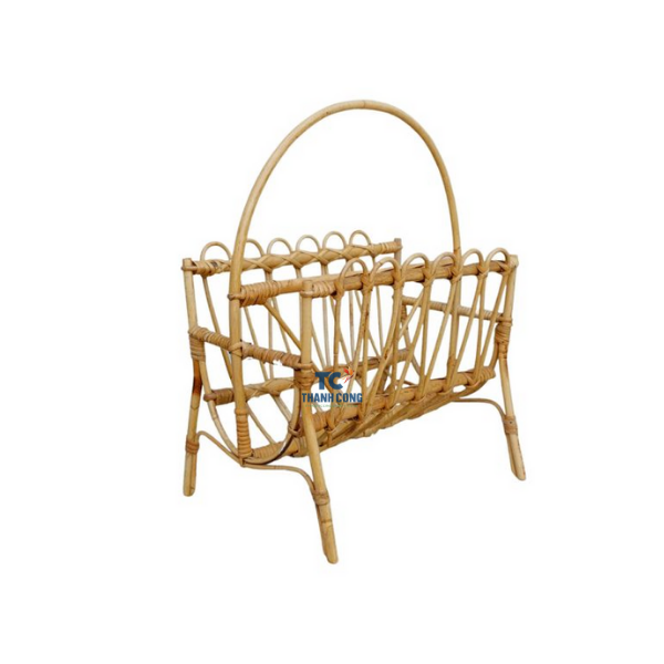 Wholesale Customized Rattan Magazine Racks Also Wicker Magazine Holder For Home Magazine Organizer