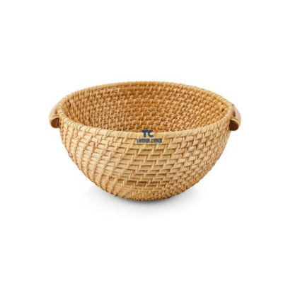 Small Rattan Natural Woven Wicker Cane Picnic Baskets Wholesale Cheap Price