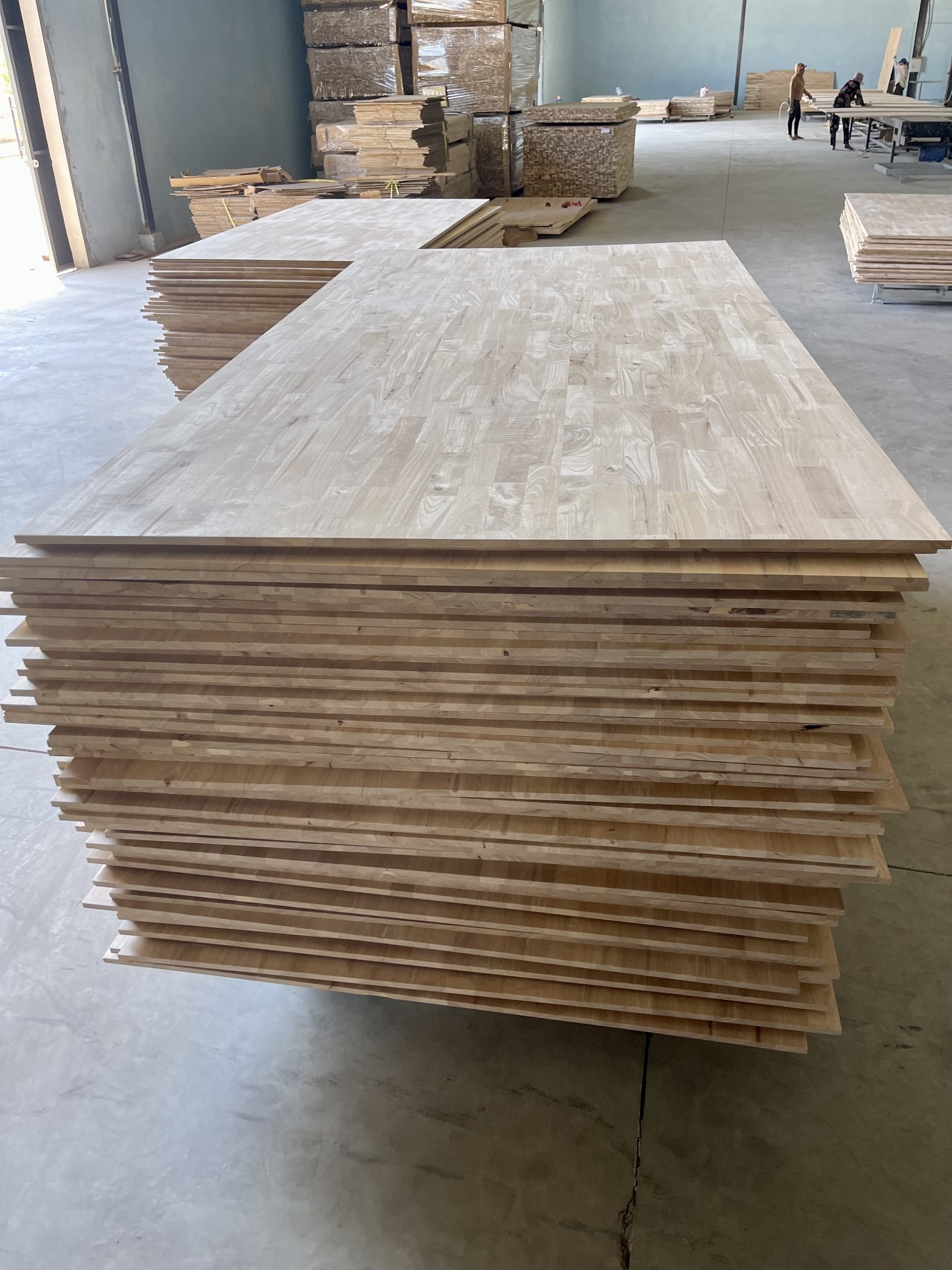 Rubber Joint Filler Board Wood for Home and Apartment Decoration For Facilities Furniture Customize Vietnam Manufacturer