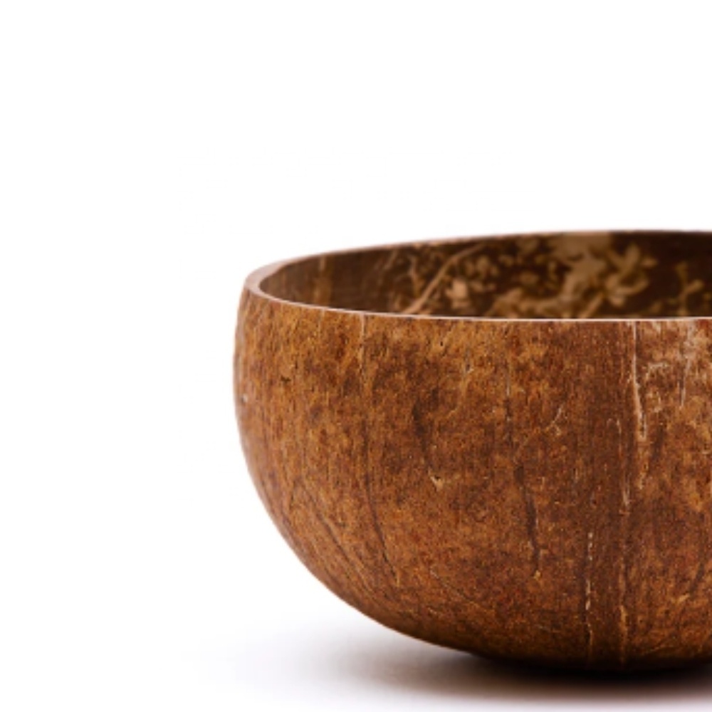 Regular Raw Coconut Bowl new design coconut bowl shell manufacturer price for snacks