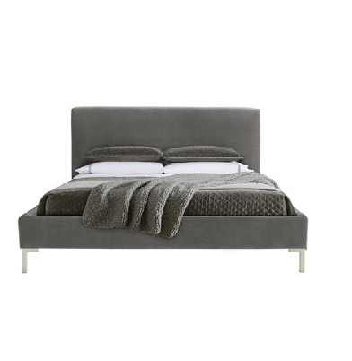 100% linen fabric - Modern Design Bedroom Furniture - Santorini Queen Bed: Inner size 61x81 inch Ready To Ship From Vietnam