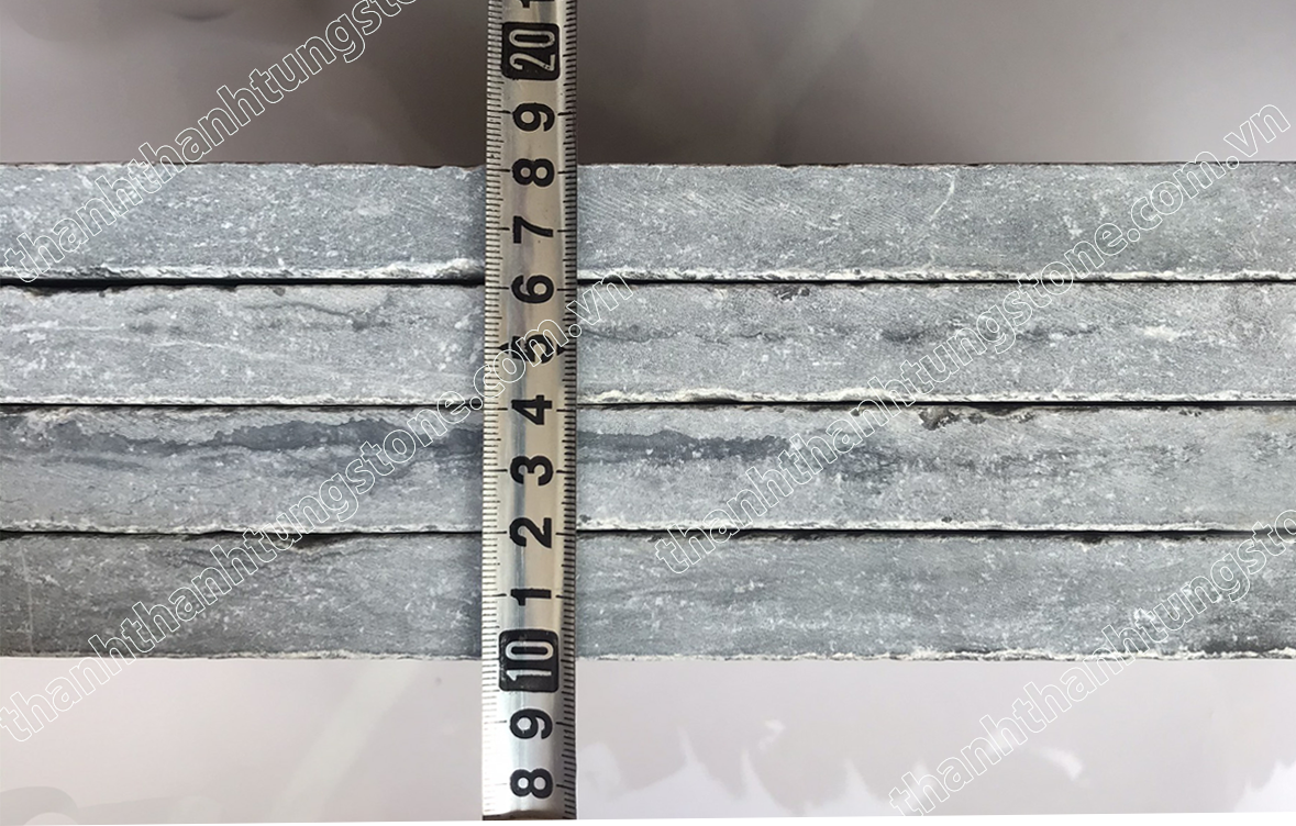 Vietnam Cheap Blue Limestone Tumbled 15x15x2 For Paving Garden Floor Decorative Floor Asian Bluestone Cheap Price Factory