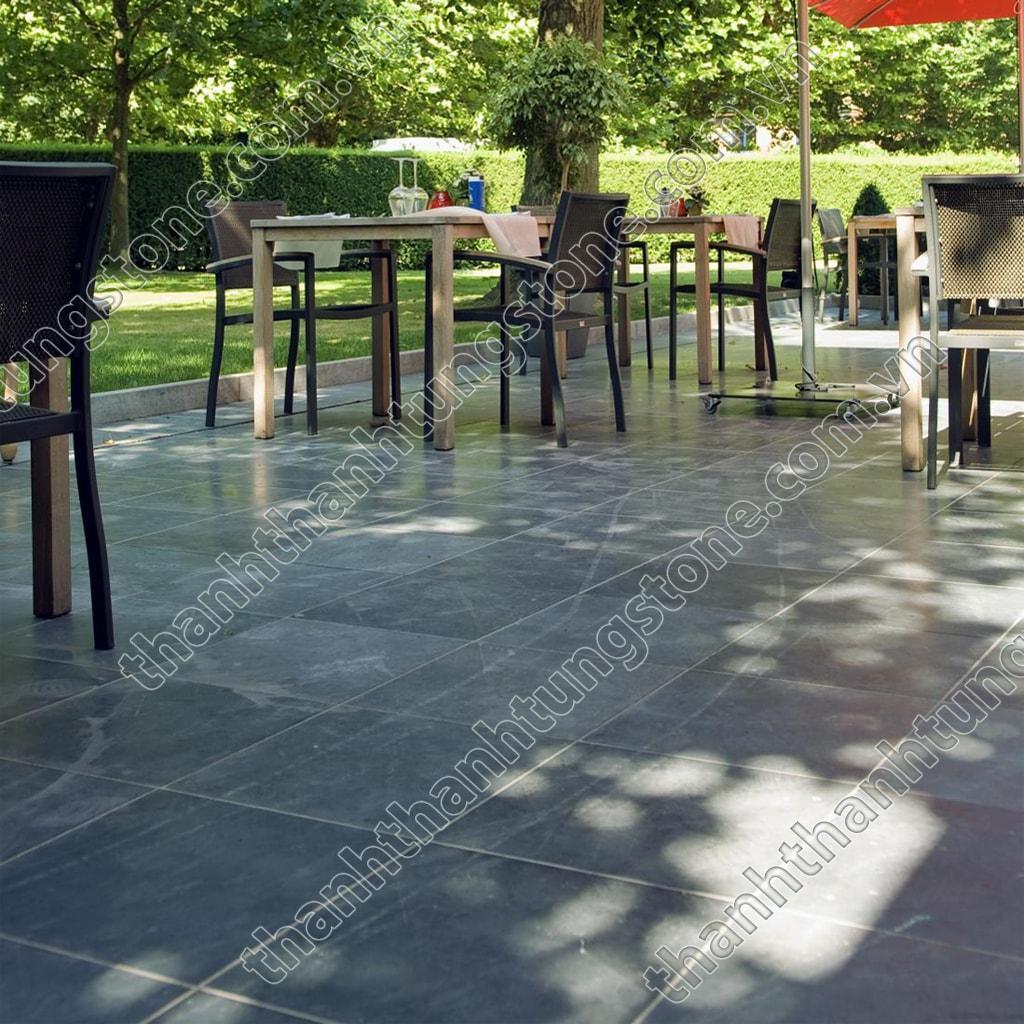 High Class Vietnam Natural Blue Gothic Stone - Ashlar Paving Stone, Dark Blue Limestone For Paving