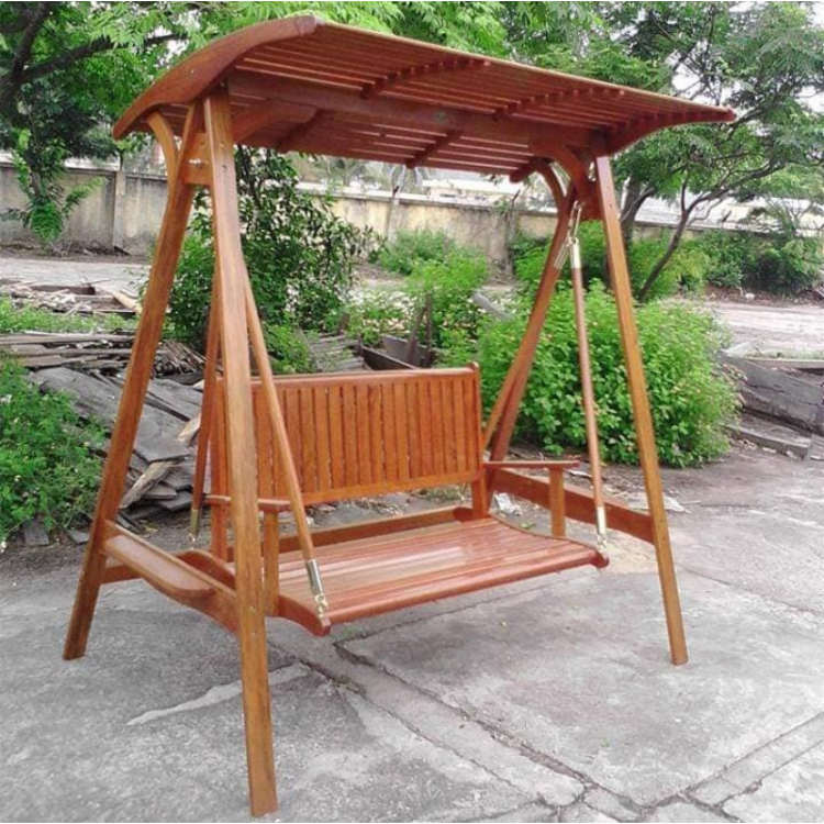 Wholesale Price Hardwood Chain Swing Set With Stand Leisure Way Porch Swing Furniture Graphic Design Modern Design