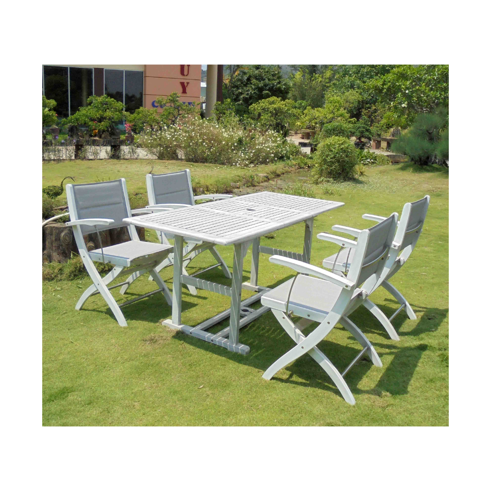 Outdoor Furniture Set Hot Selling Product With 4 Position Chairs For Hotel And Restaurant Luxury Design Made In Vietnam