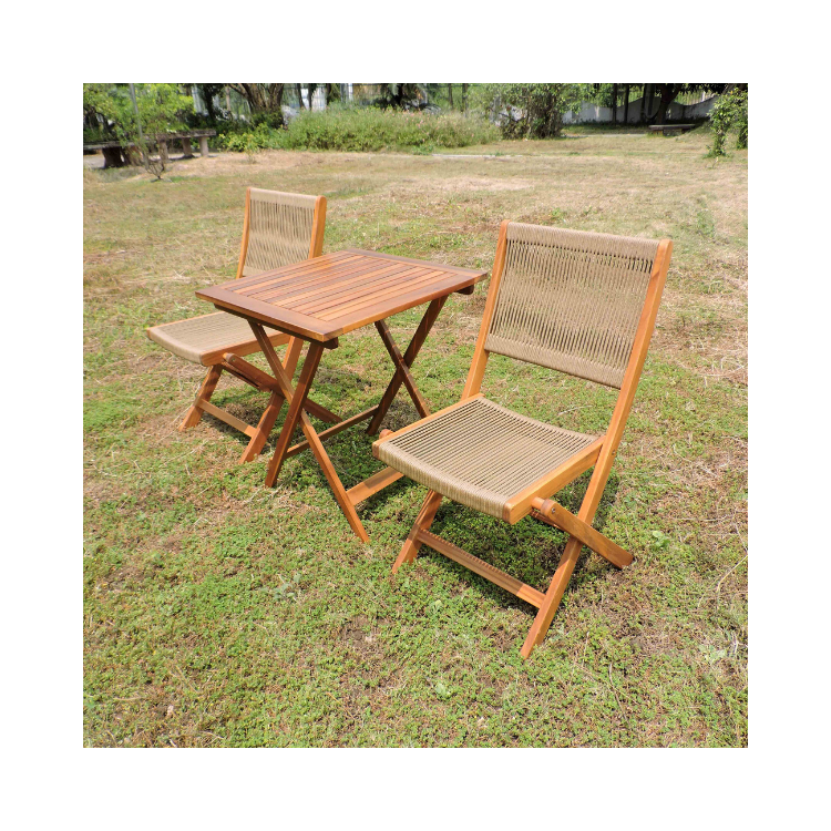 Low Moq Heavy-Duty Folding Table And Chairs Set Waterproof Porch Furniture Custom Packing Custom Color Vietnamese Manufacturer