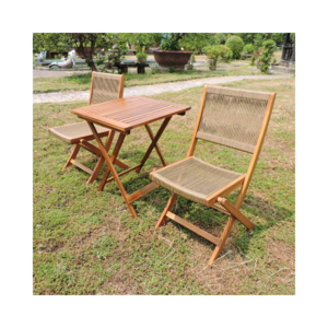 Low Moq Heavy-Duty Folding Table And Chairs Set Waterproof Porch Furniture Custom Packing Custom Color Vietnamese Manufacturer