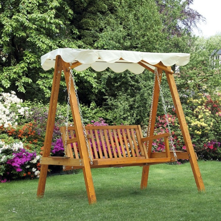 Competitive Price Garden Swing Set With Stand Leisure Way Outdoor Furniture OEM New Design Vietnam Factory