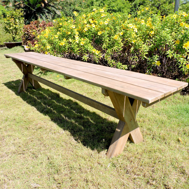 Low Moq Bench Wooden Seats Waterproof Porch Furniture Carton Box Packing New Design Made In Vietnam Direct Supply