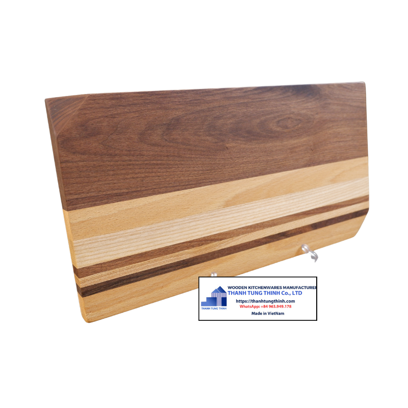 Wood Cutting Board for Chopping Meat, Vegetables, Fruits, Cheese, Knife Friendly Serving Tray WhatsApp: +84 961005832