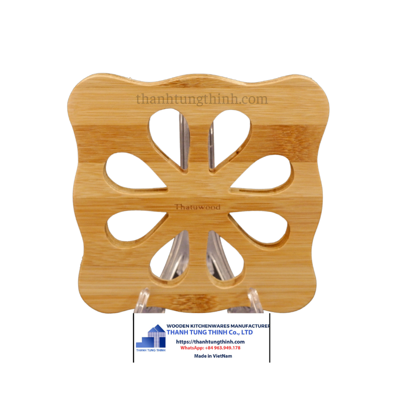 Premium Wooden Pot Coasters at Wholesale Prices: The Ultimate Kitchen Must-Haves WhatsApp: +84 961005832