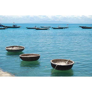 Special Festival Craft Inspiration Vietnamese Traditional Bamboo Boat  +84 937545579