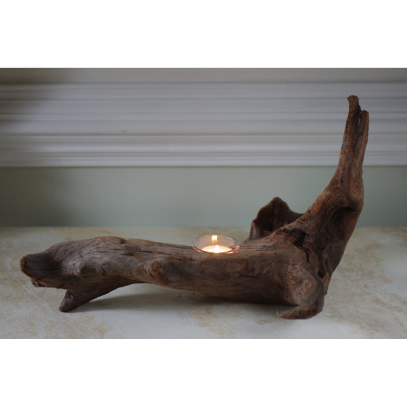 Hot Design Candle Holder Driftwood tea light candle holder in bulk Supplier for Wholesale WhatsApp +84 961005832