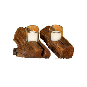 Hot items Small Driftwood Candle Holder Wooden for Home Decoration for wholesale WhatsApp: +84 961005832