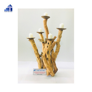 Candle Holder Driftwood Handmade for wholesale WhatsApp: +84 961005832