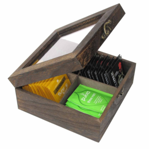 Vintage design Ensemble Wooden Coffee Box storage wooden box for coffee tea with dividers WhatsApp +84 937545579