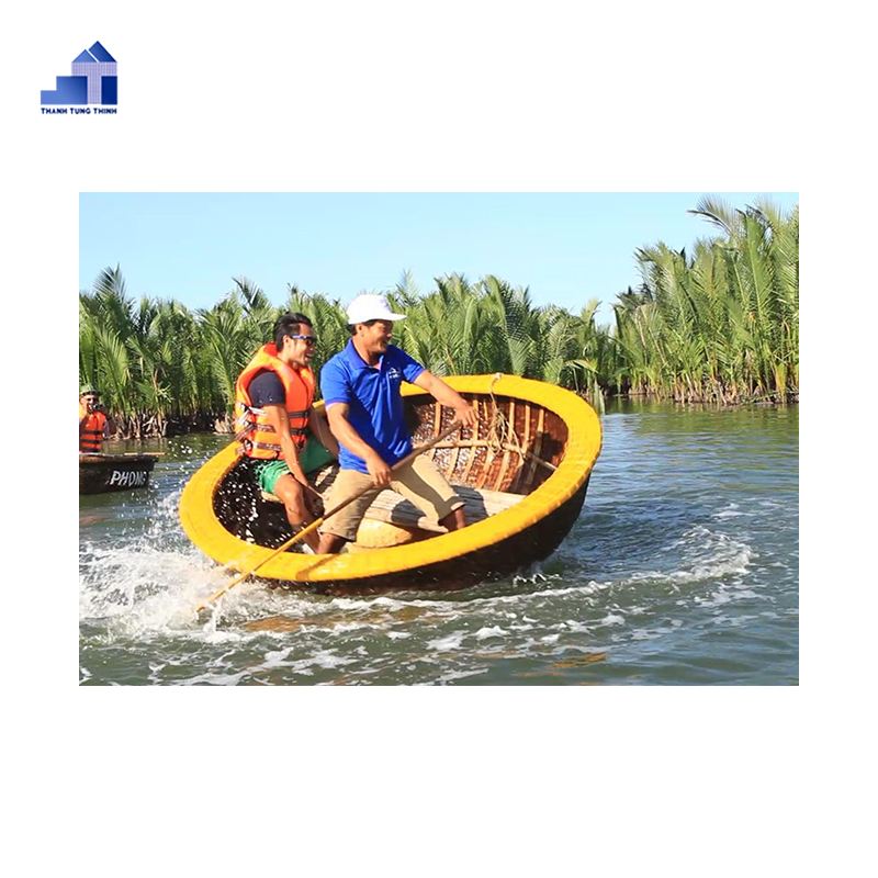 High Quality Bamboo Coracle Boat Available For Aquatic Activity WhatsApp: +84 961005832