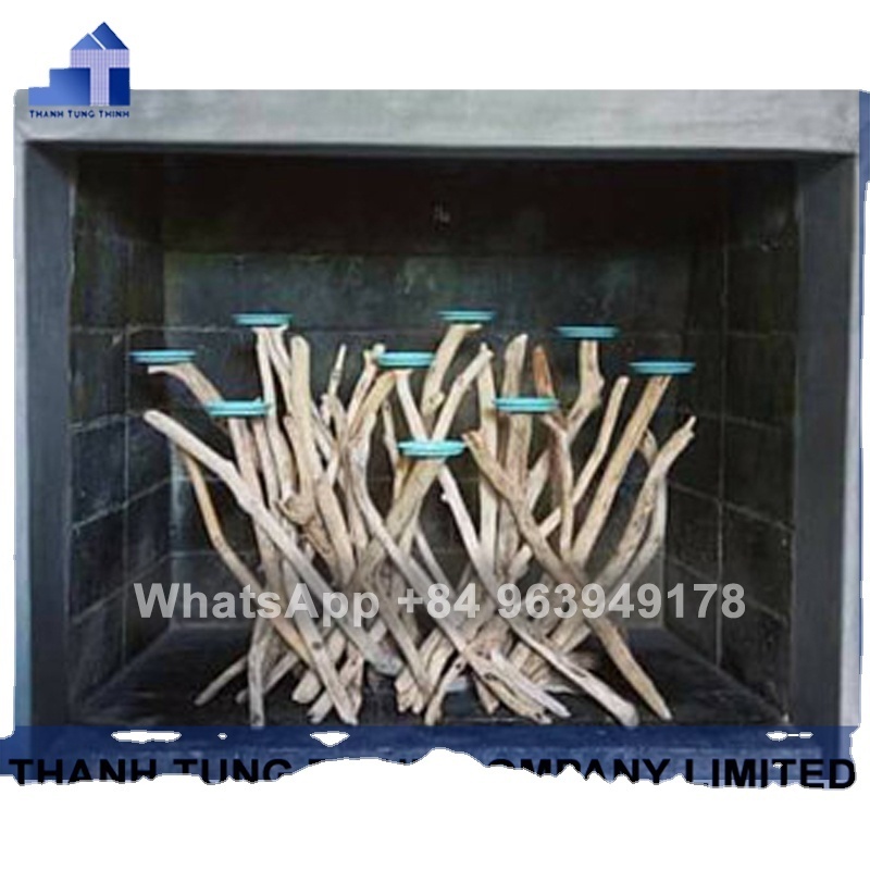 Wooden candle Holder candlestick holders Driftwood 2023  WhatsApp +84 961005832